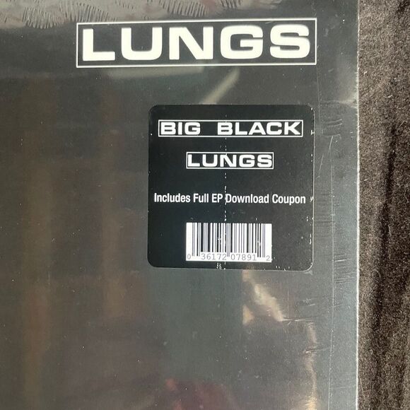 Big Black, Lungs, NEW SEALED Vinyl, EP, Reissue, Touch & Go, 2012 - Picture 2 of 3
